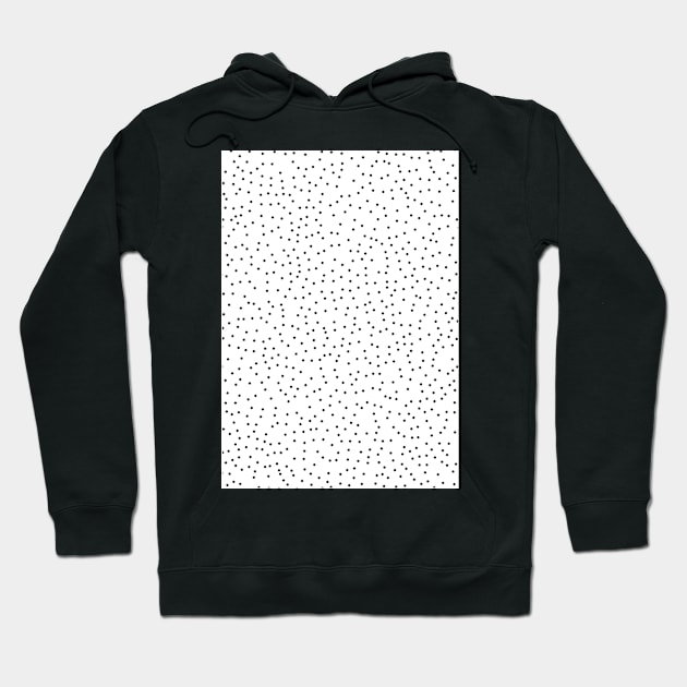 polka dot pattern Hoodie by ghjura